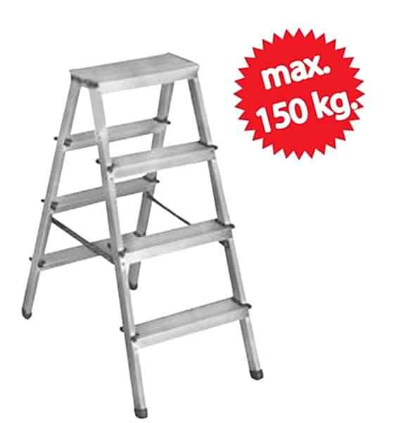 EV TİPİ ALÜMİNYUM ÇİFT ÇIKIŞLI MERDİVEN